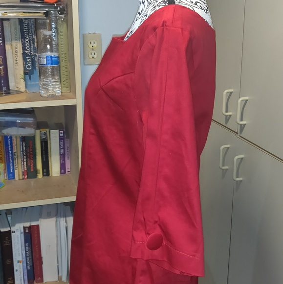 Glam Couture Rockabilly Secretary PinUp Pencil Dress MAD MEN JOAN XMASS BOW DRES - Picture 2 of 4